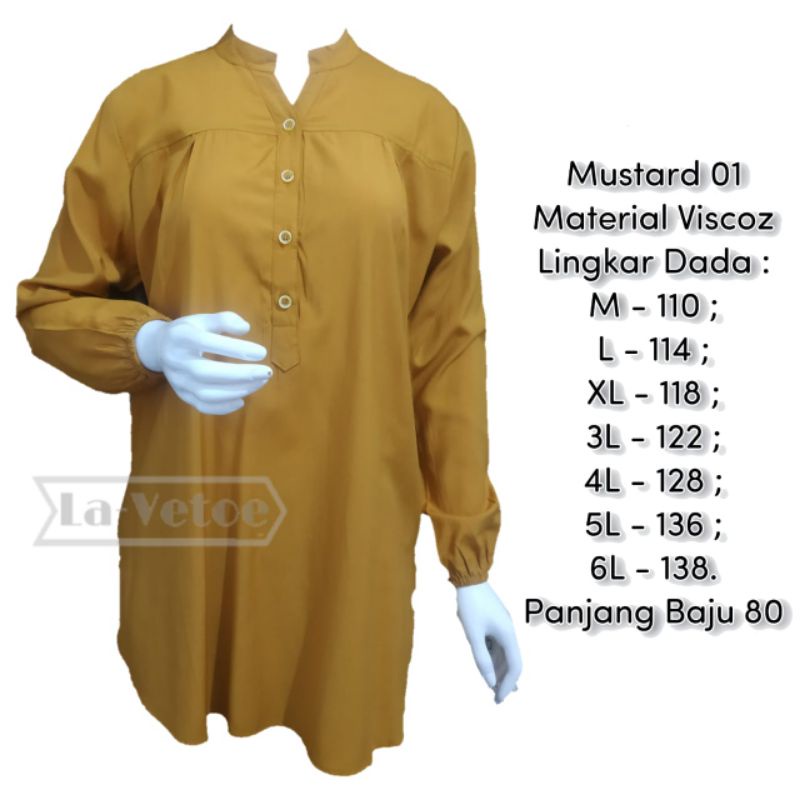 BLUS CASUAL/PAKAIAN WANITA/BLUS JUMBO