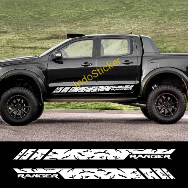 Cutting stiker mobil ranger STICKER MOBIL FORD RANGER