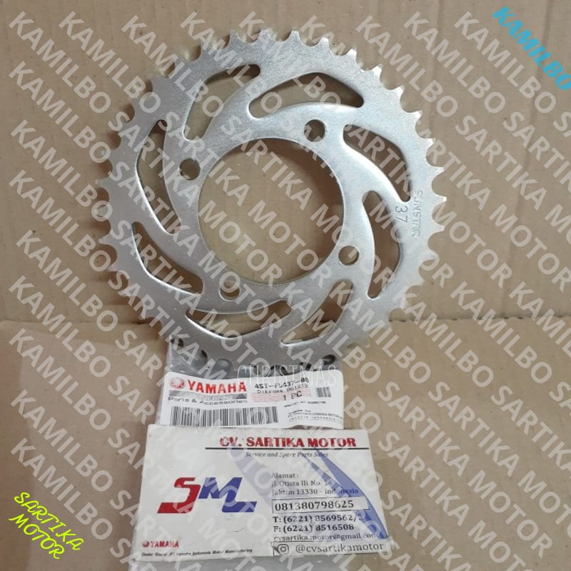 (100% Original ) Gir Belakang Rx King 0/ Sprocket 0/ 4ST-F5437-00 0/ 4ST-F5437-00-91 Elegan