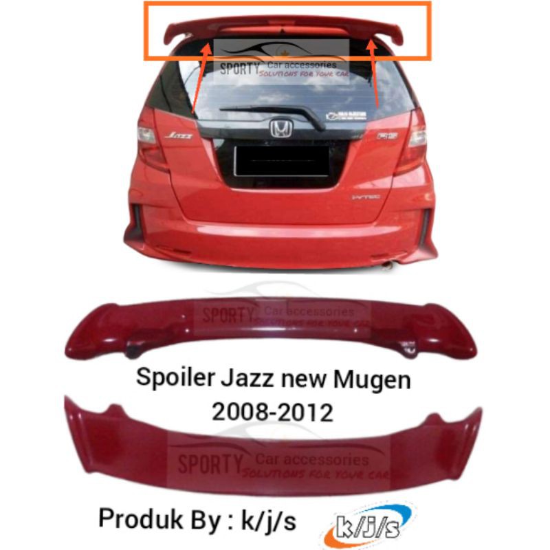 Spoiler new Jazz 2008 - 2014 mugen