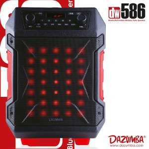 Speaker Karaoke 2 Mic Outdoor Super Duper Bass Dazumba DW586 Diskon