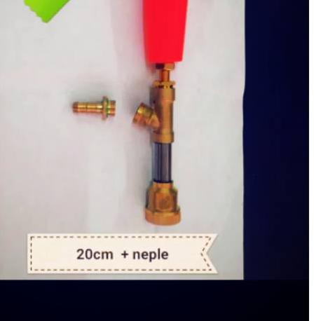 ✩ Gun 20cm stik sanchin dan neple stik cuci motor ℮
