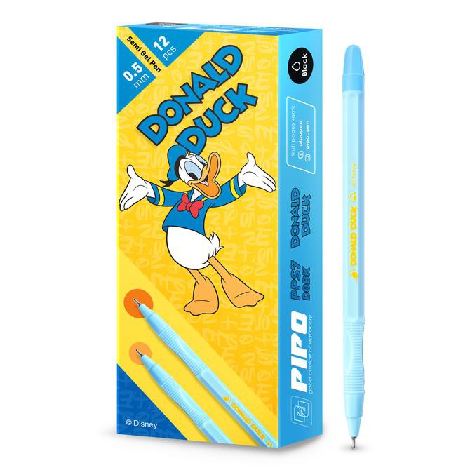 

Pipo pena PPS7 Donald Duck Disney License Pen Hitam 12 pcs TERBATAS