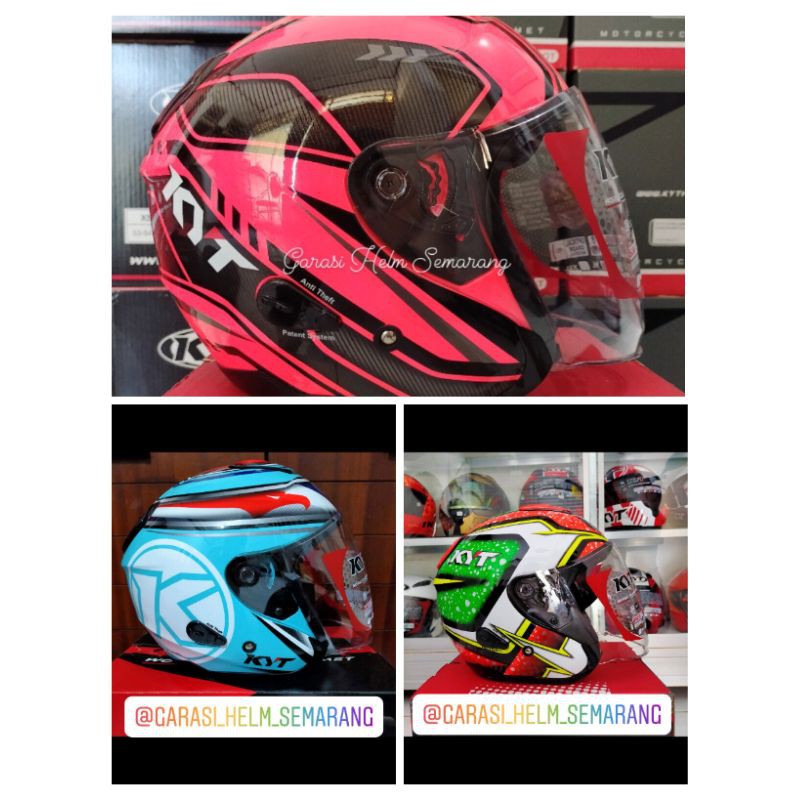 HELM HALF FACE KYOTO MOTIF HELM KYT KYOTO AQUAMARINE