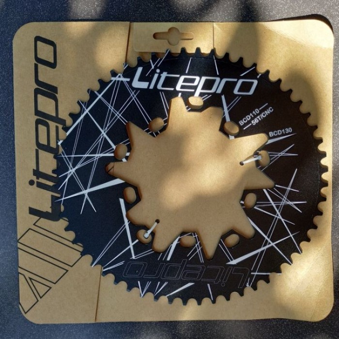 Chainring LITEPRO OVAL 56T BCD 110 / 130 New model