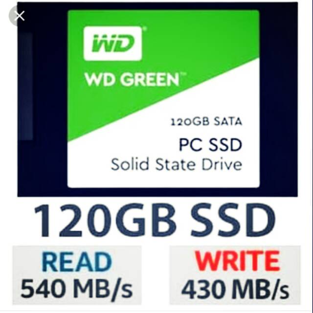 SSD WD green 120gb