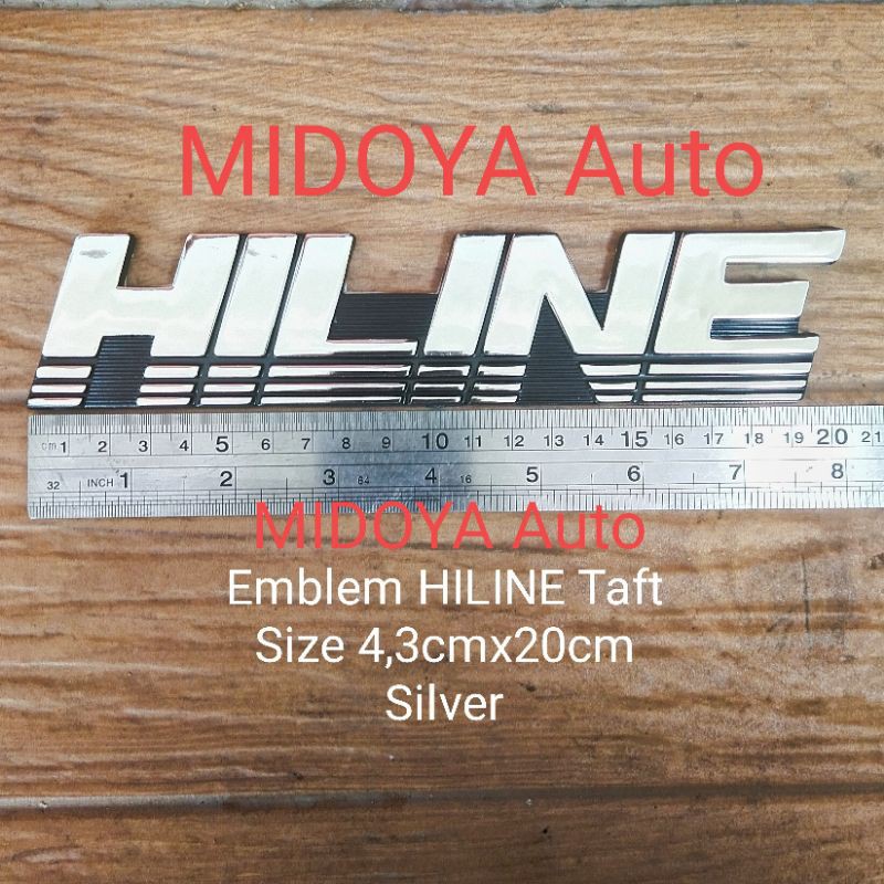 Emblem Taft HILINE Silver 1pc