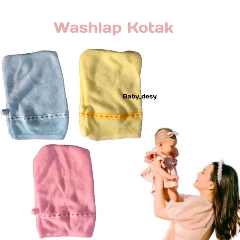 WASHLAP KOTAK BAYI HANDUK / WASHLAP MANDI BAYI LEMBUT