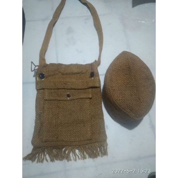 Tas Goni &amp; Kopiah Songkok Goni Paket  Murah Meriah