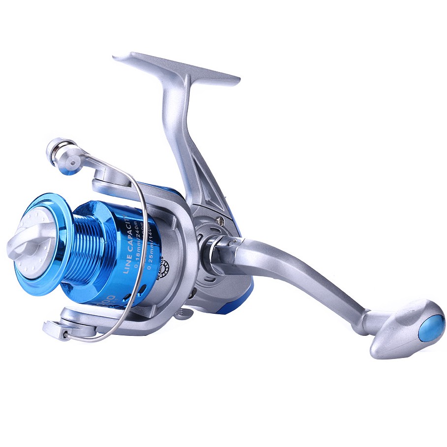 Reel Memancing Pancing Bahan Metal 1000 - 7000 Series Dengan Gagang Joran Pancing Fishing Wheel