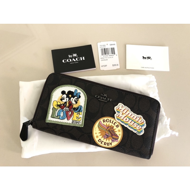 Coach x Disney Minnie Mouse Accordion Wallet
