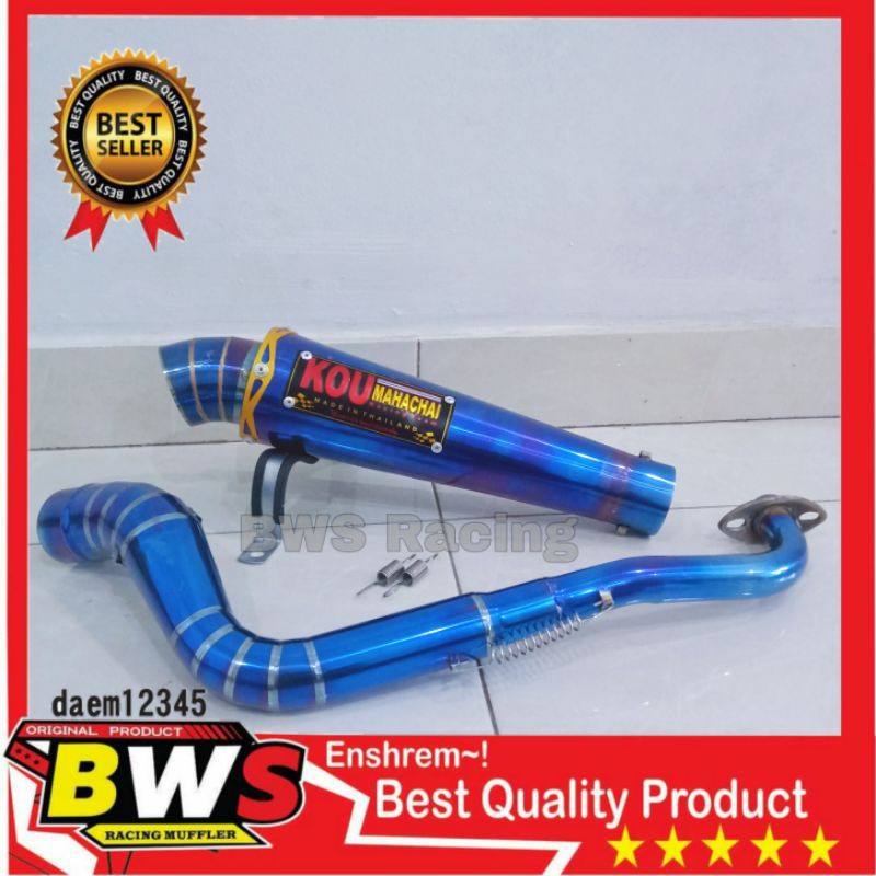 knalpot Kou BLUEMOON Aerox 155,Lexi,dll