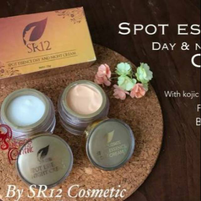 Spot essence day and night cream SR12 BPOM ORIGINAL