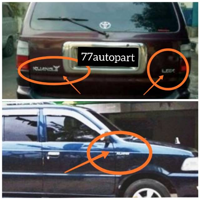 Emblem kijang kapsul set