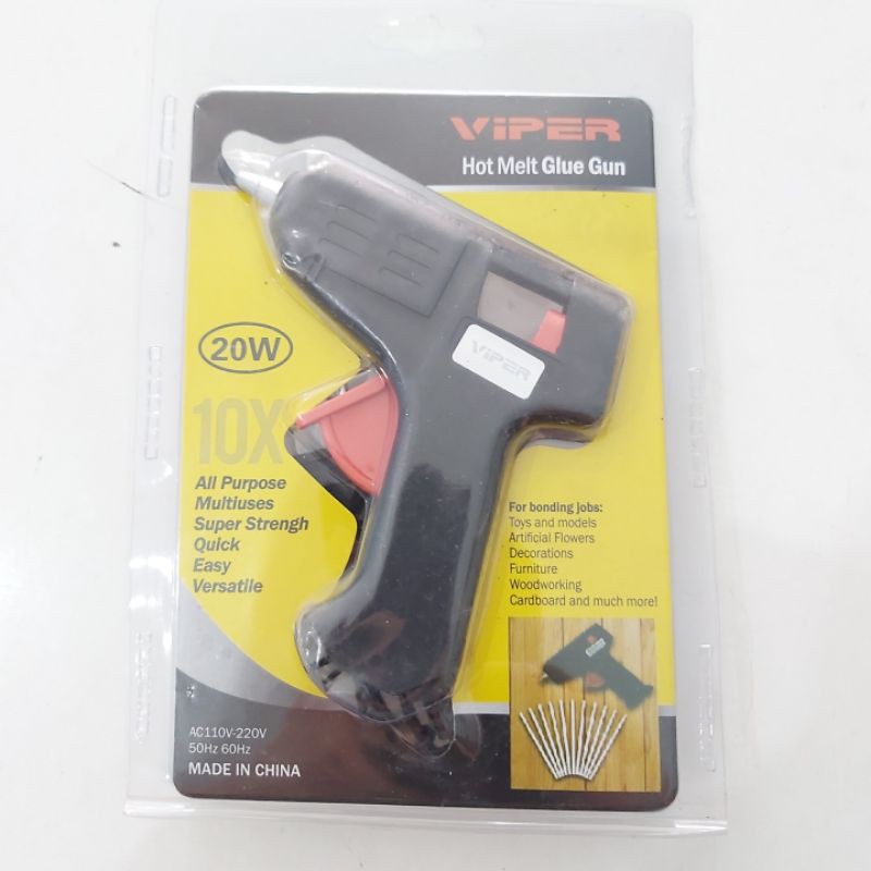 Glue Gun Pistol Lem Lilin Kecil Tembak Bakar Hot Melt