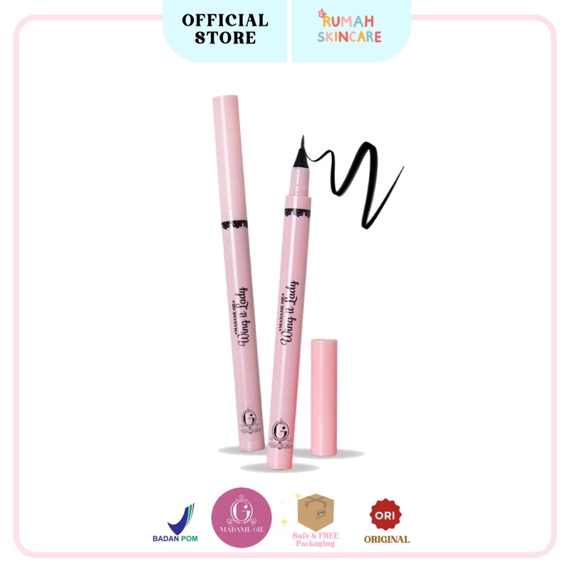 MADAME GIE Wing It Lady Eyeliner Black Tahan Air