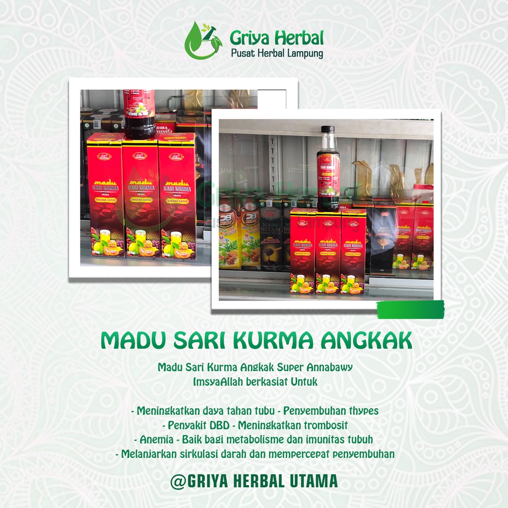 

Madu Sari Kurma Angkak Super An Nabawy