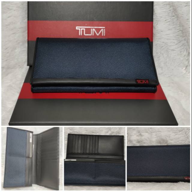 Dompet TUMI panjang Biru
