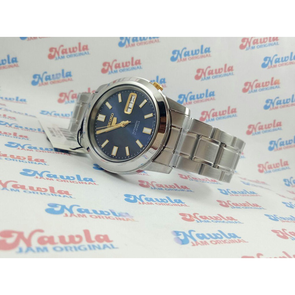 Seiko 5 SNKK11K1 Automatic Dark Blue - Jam Tangan Pria SNKK11