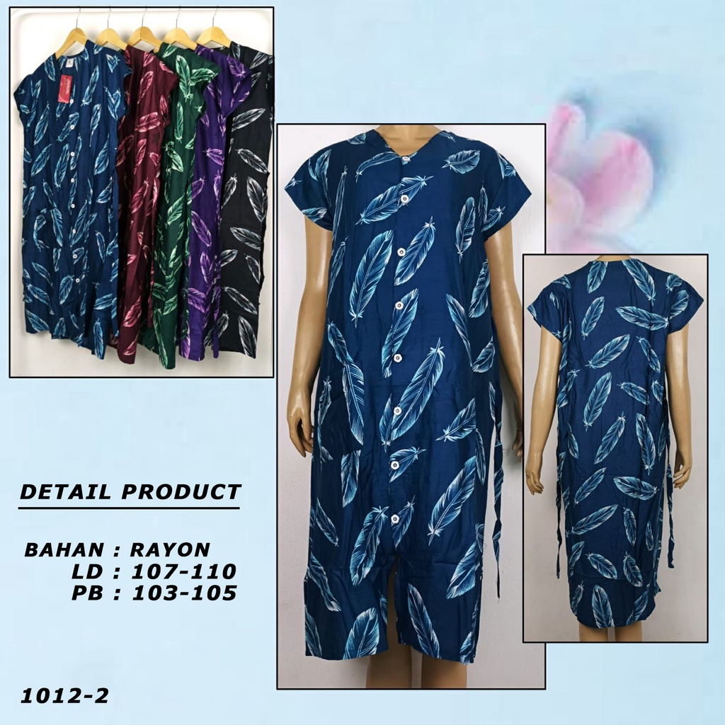 Daster Kancing/baju tidur bermotif