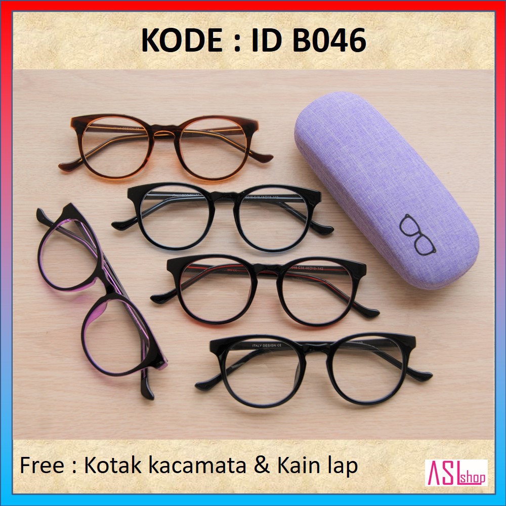 FRAME DAN KACAMATA MINUS (KODE=ID B046)