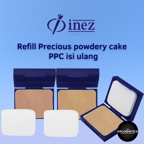 INEZ Precious Powdery Cake PPC two way cake twc refill Bedak Padat Ulang Bedak ppc 12gr