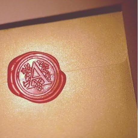 

Wax stamp seal - stempel segel lilin