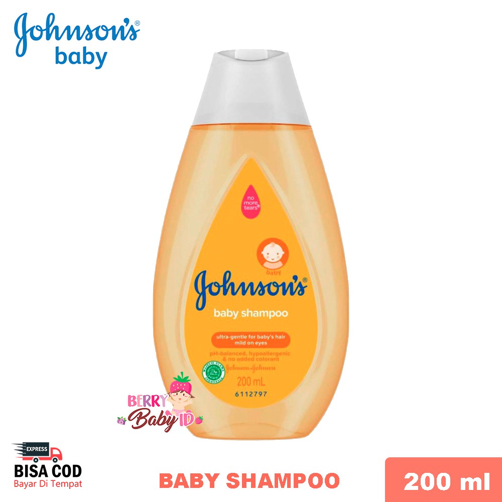 Johnson's Baby Shampoo 200 ml Shampo Sampo Bayi 200ml Berry Mart