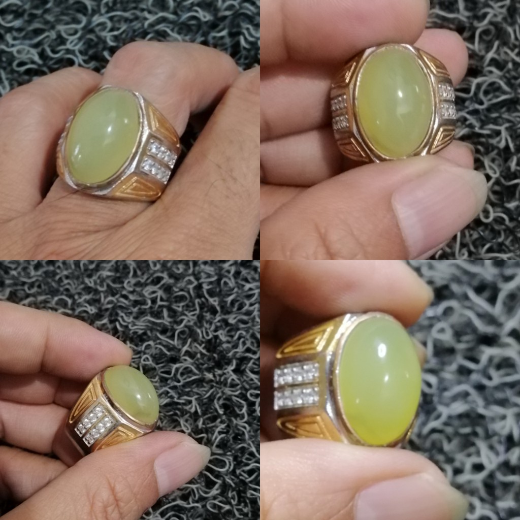 Natural Belimbing Serpentine Ring Alpaka