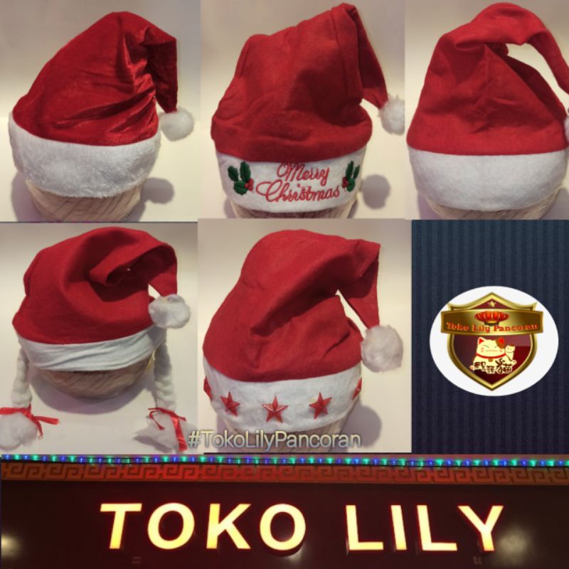 Topi Natal / Event Hat / Xmas Hat / Topi Sinterklas / Santa Clause Hat / Ornamen Natal