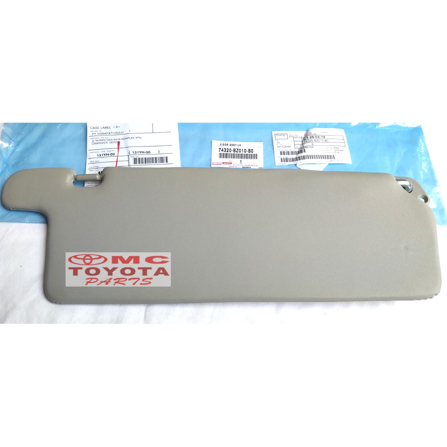 Sun Visor Protector Shade Tahanan Cahaya Kiri Avanza Xenia Old 74320-BZ010-B0