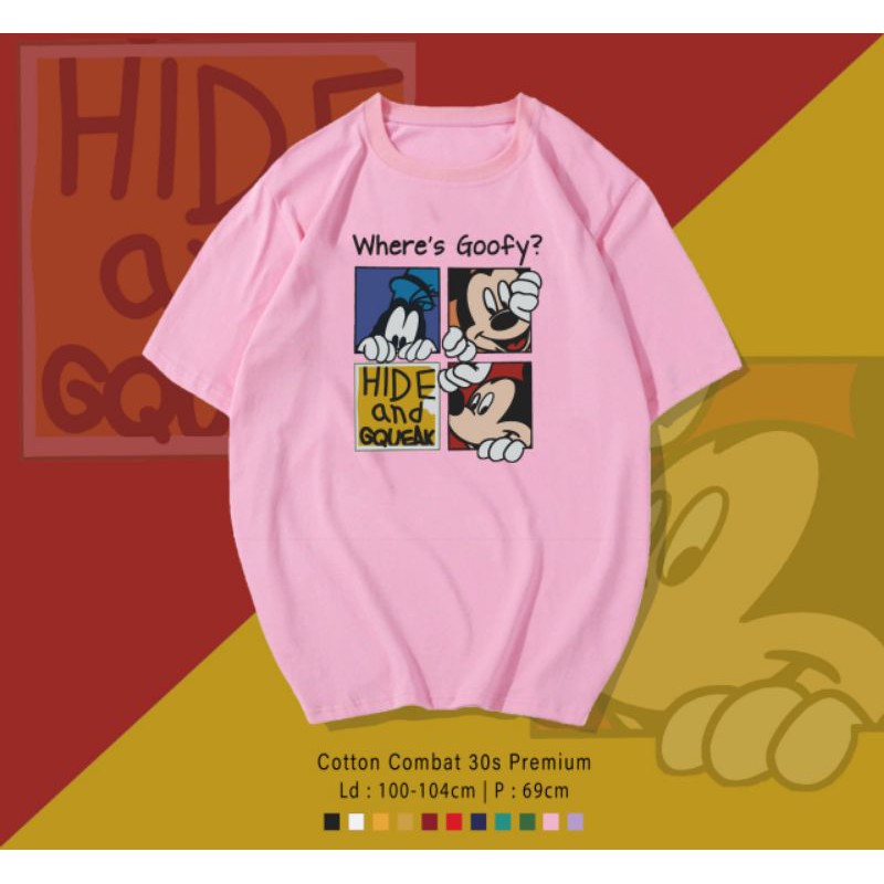 T-SHIRT / TUMBLR KAOS WHERE's GOOFY OVERSIZE PREMIUM