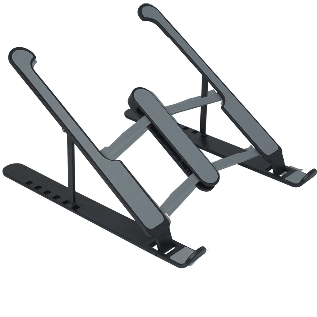 Laptop Stand Premium LS Portable Aluminium Adjustable Untuk Laptop/Notebook dudukan lipat