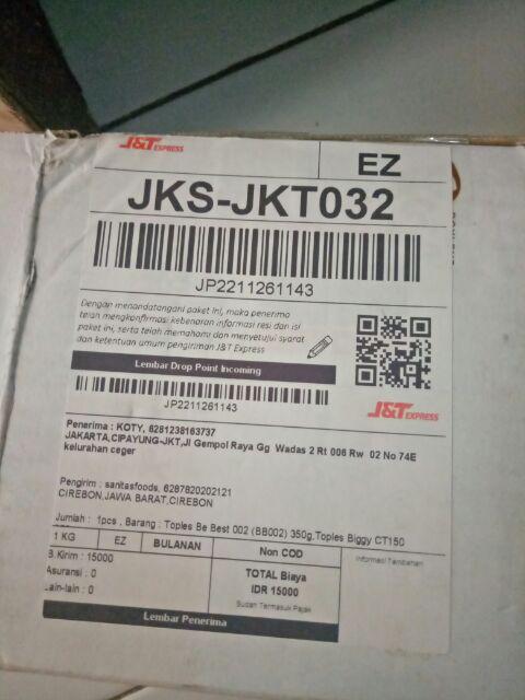 Toples Biggy Ct150 250g