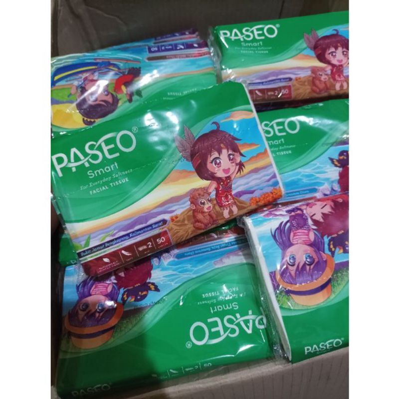 Tissue Paseo Smart Travel Pack 50 Sheet