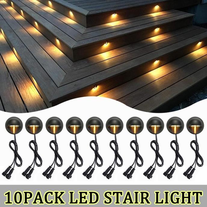 Jual 10 Buah Lampu Tangga Tangga Taman Lampu Dinding Setengah Lingkaran