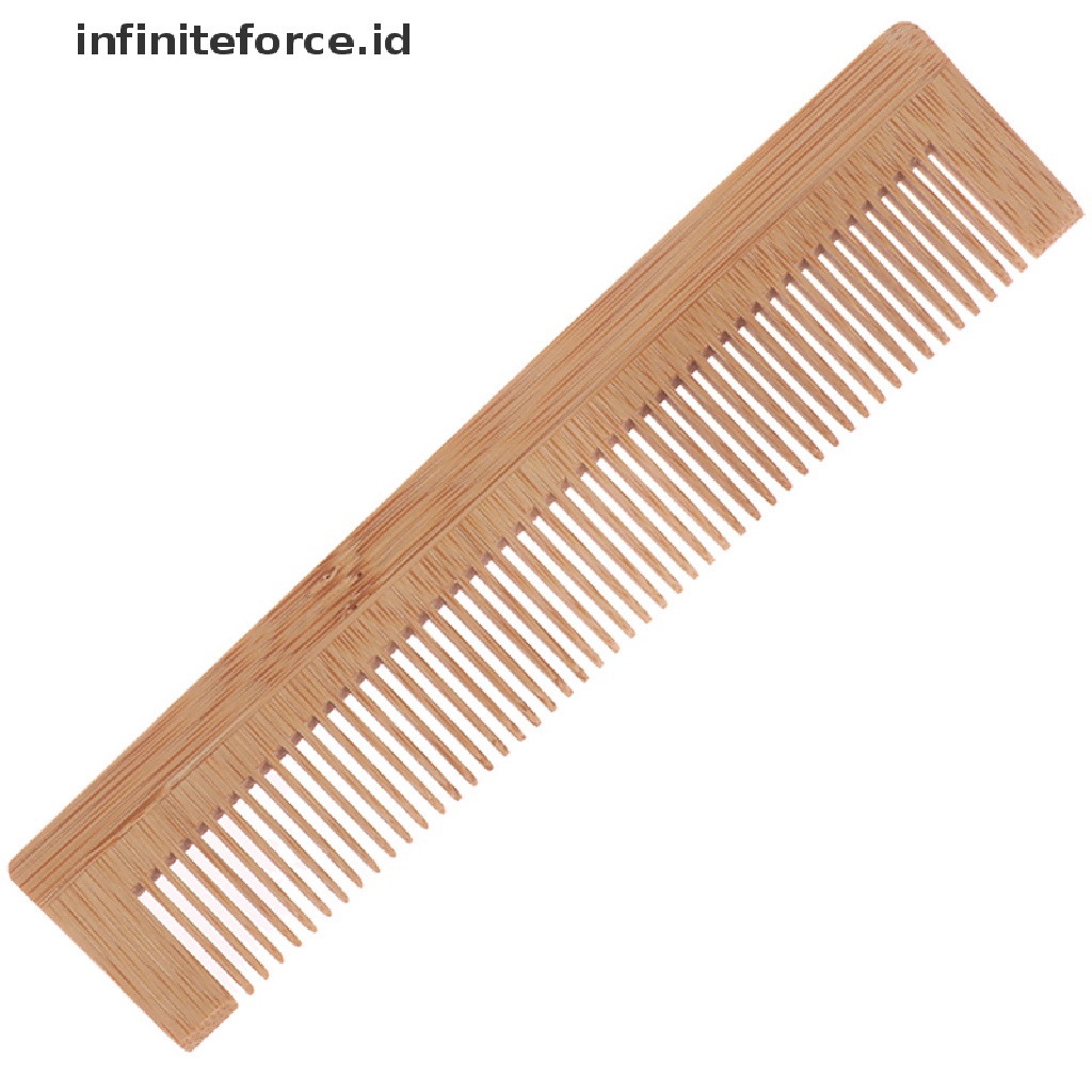 Infiniteforce.id 1pc Sisir Pijat Kulit Kepala Bahan Kayu Bambu