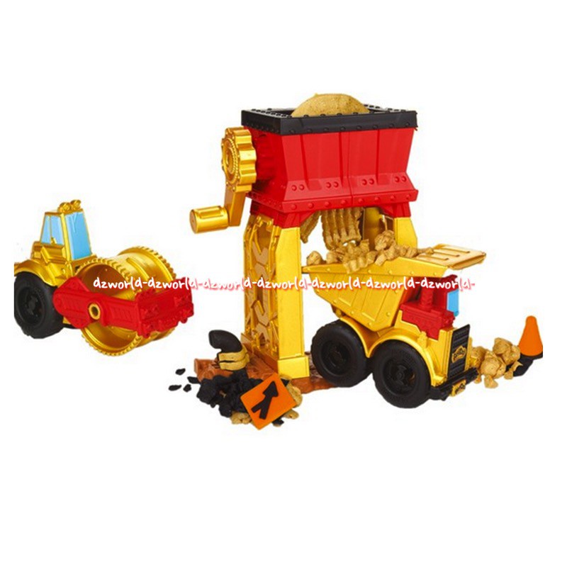 Play-Doh Dig N Gold Mainan Lilin Playdoh Tambang Emas Dengan Truck Field Truk Play doh