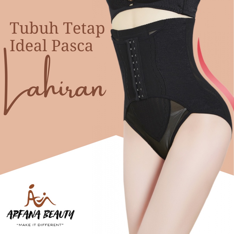 Korset Celana Pelangsing Corset Celana Dalam Wanita Model Highwaist Perut Buncit Korset Celana Kancing Slimming Pembakar Lemak Sauna Munafie Original Termurah Bergaransi