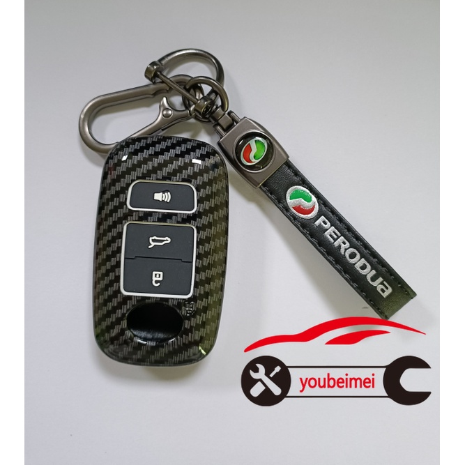 1pc Casing Kunci Remote Mobil Untuk PERODUA NEW ATIVA MYVI ALZA FACELIFT 2022