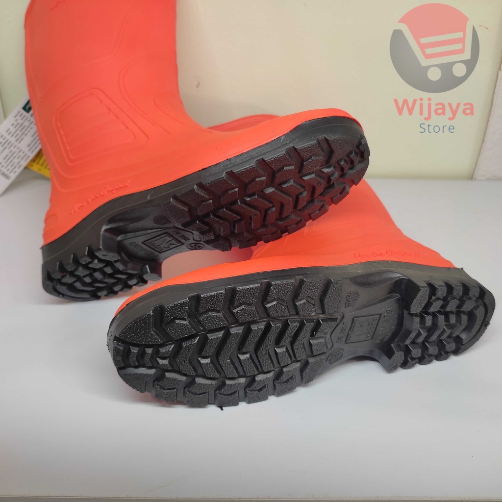 NE Boots Sepatu Boot New Era Oren APD Konstruksi Proyek dan Perkebunan Orange