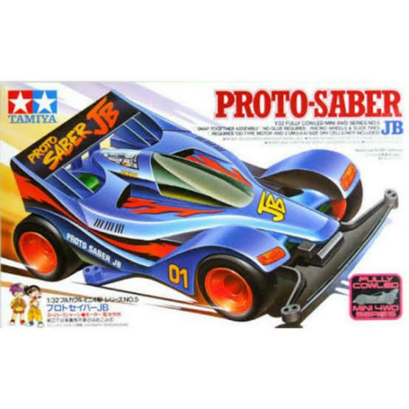 Tamiya Mini 4WD Original Proto Saber JB