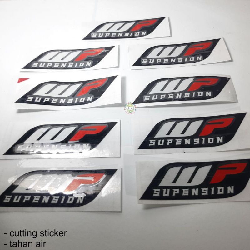 stiker WP supension cutting sticker motor