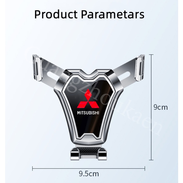 KAEN gravitasi mobil braket ponsel otomatis teleskopik navigasi ponsel braket mobil non-slip cocok untuk Mitsubishi Mirage Xpander Outlaner Kuda Eterna