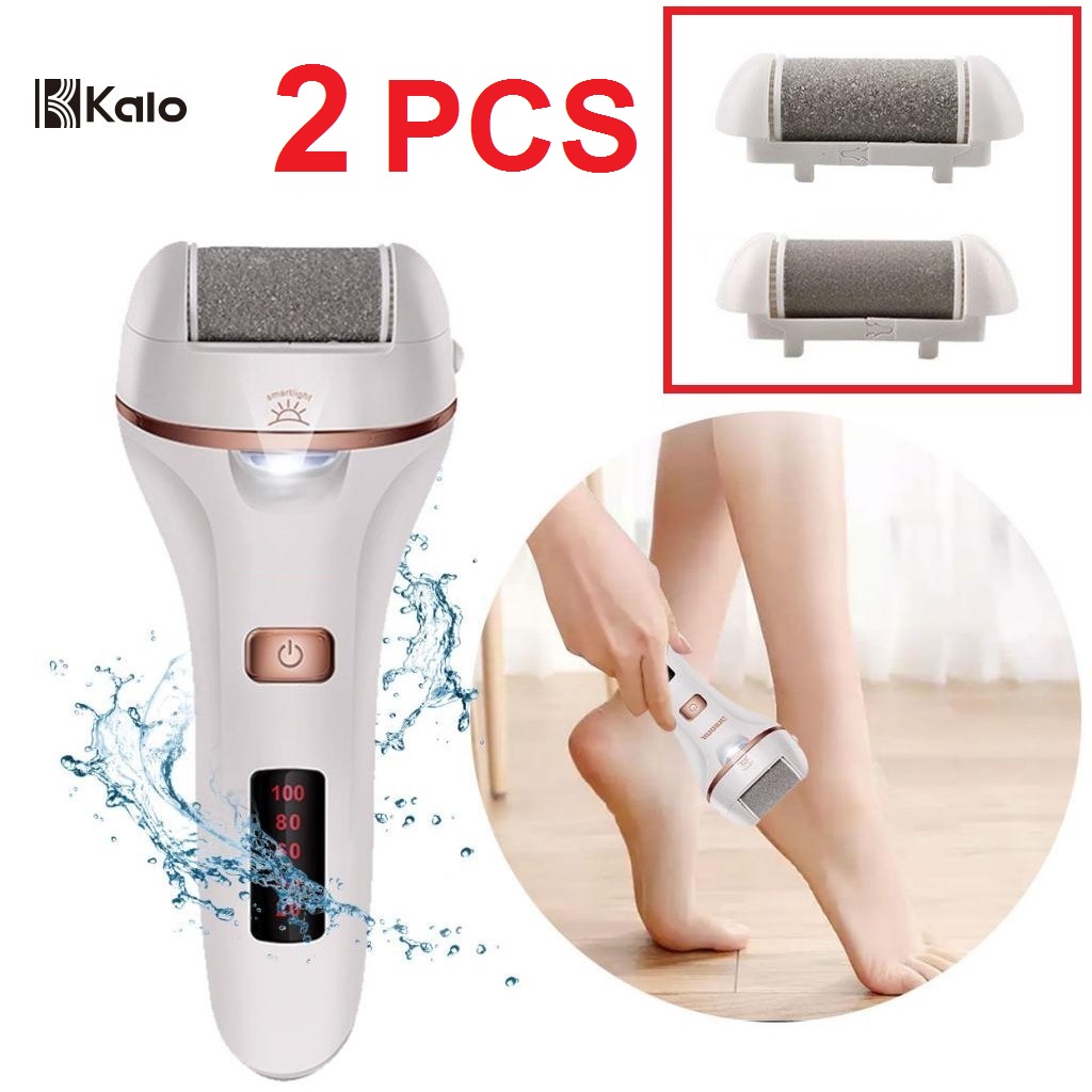 Penghalus Kaki Elektrik Untuk Menghilangkan Kulit Mati Dan Kapalan Callus Remover Pedicure Menicure Grinder Mesin Penghalus Tumit Kaki Roller