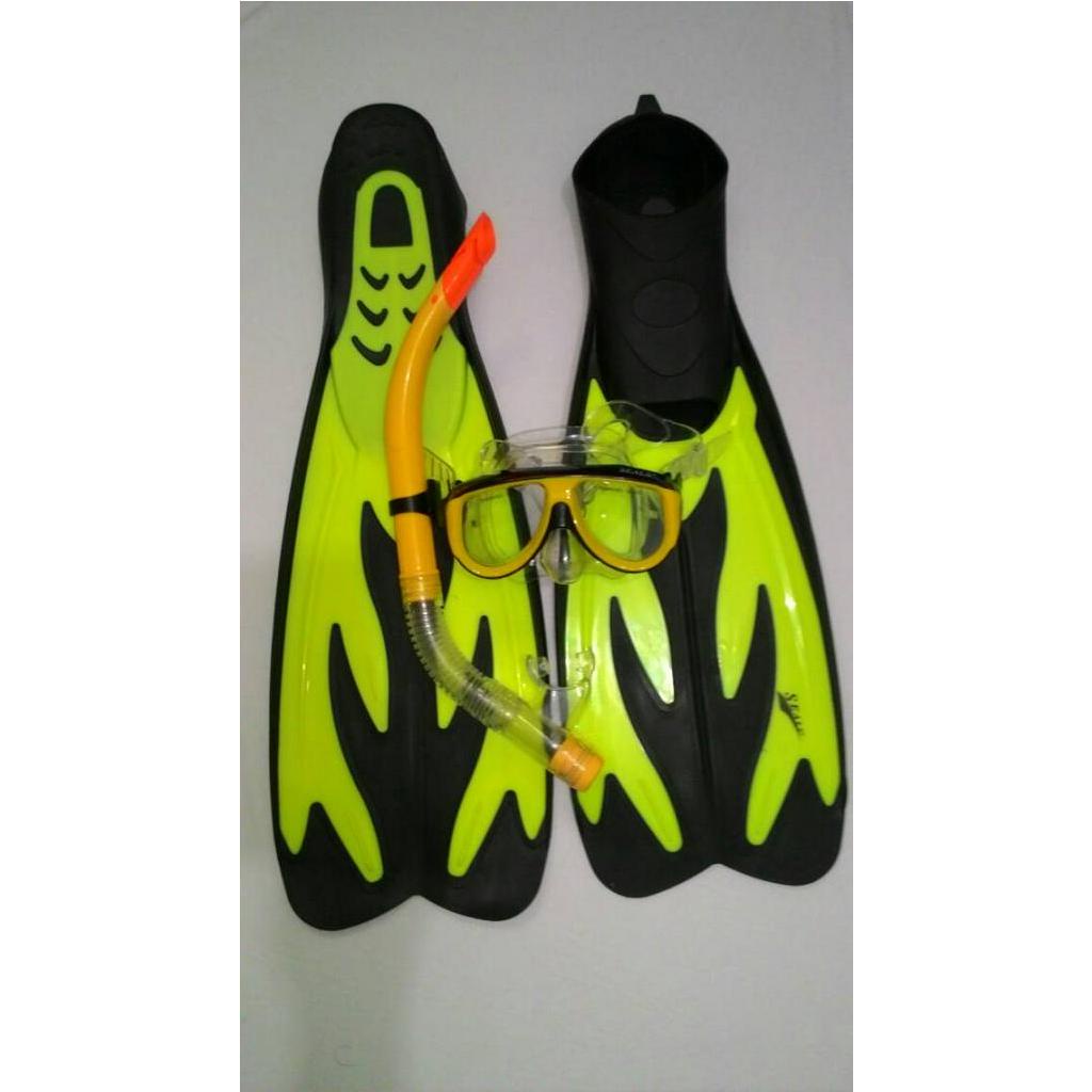 PAKET SNORKEL + FIN KAKI KATAK - MERK SEAL