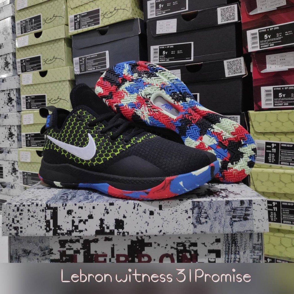 SEPATU BASKET NIKE LEBRON WITNESS 3 I PROMISE REPLIKA BOX ORIGINAL