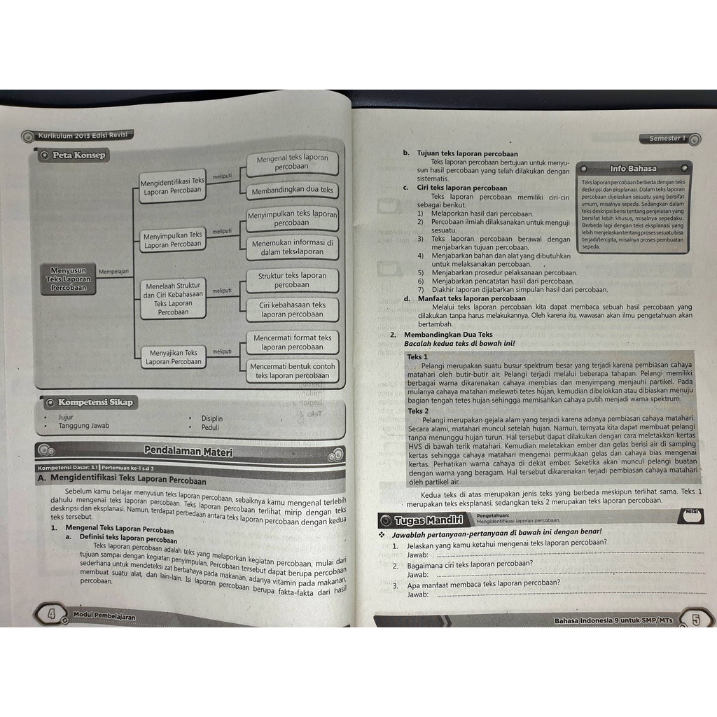 Lks Bahasa Indonesia Smp Kelas 7 8 9 Semester 1 2021 2022 Eksis Shopee Indonesia