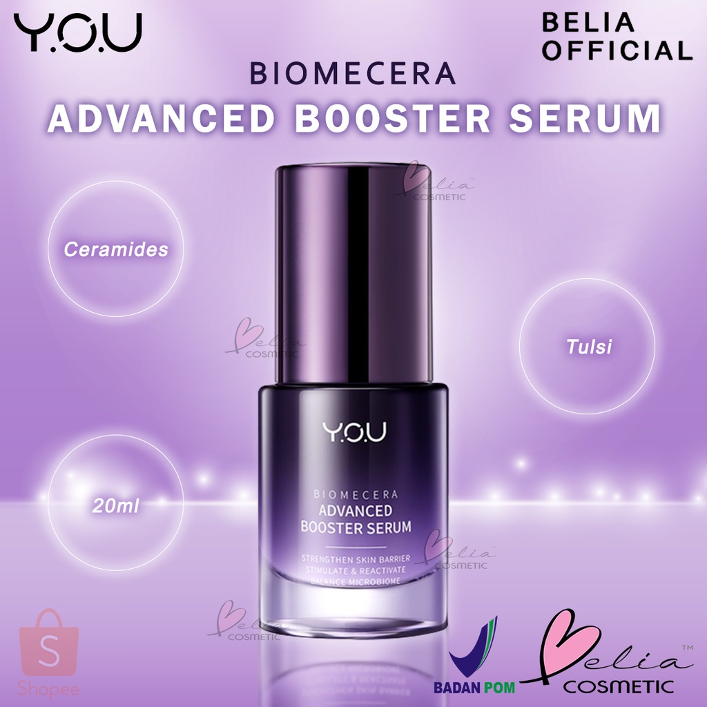 ❤ BELIA ❤ YOU Biomecera Advanced Booster Serum 20ml | Skin Barrier | Ceramide | Y.O.U Serum Wajah BPOM