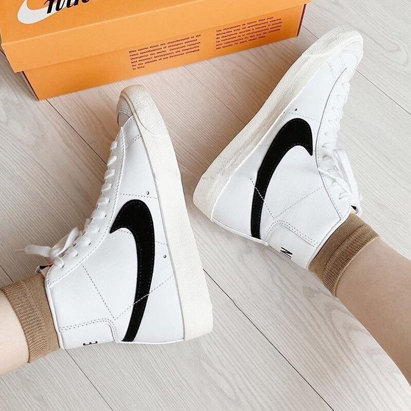 Nike Blazer Mid 77 GS Black White - ORIGINAL 100%